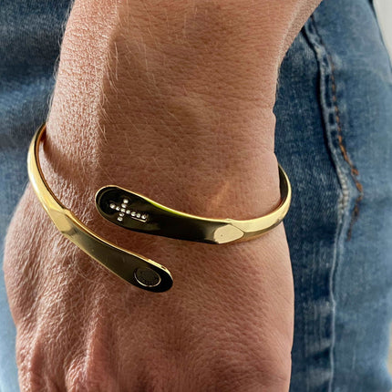 Cross Bracelets, Faith Bracelets, Engraved Bracelets Let your faith be bigger than your fear