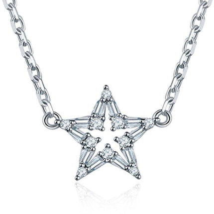 Crystal Star Pendant Necklace