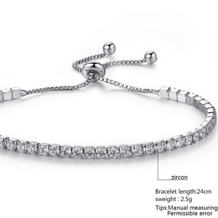 Cubic Zirconia Tennis Bracelet