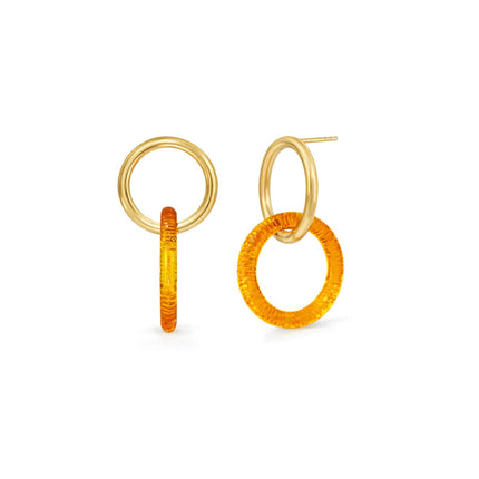 Double Drop Lucite Earrings