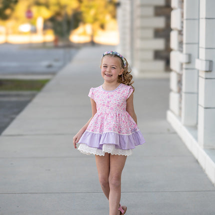 Blair Tunic Set - Floral Flutterbug