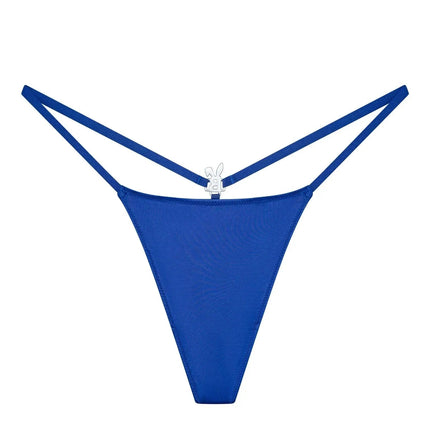 ICED OUT G-STRING IN ROYAL BLUE