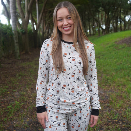 Howl-O-Ween Pups (Women's Long Sleeve PJ)