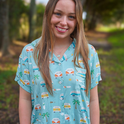 Coastal Cruising (Women's Short Sleeve PJ)