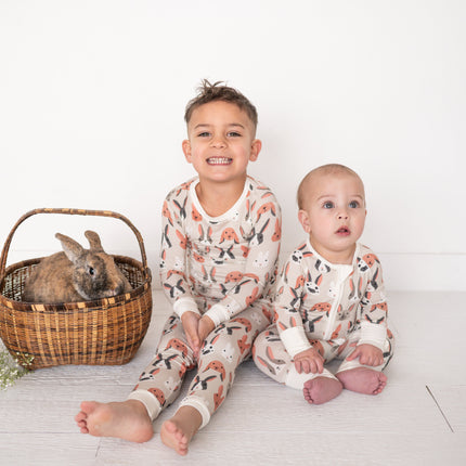 Bunny Crew (Convertible Zip Footies)