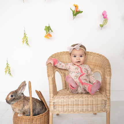 Meadow Bunny (Convertible Zip Footies)