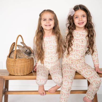 Bows & Bunnies (Long Sleeve PJ)