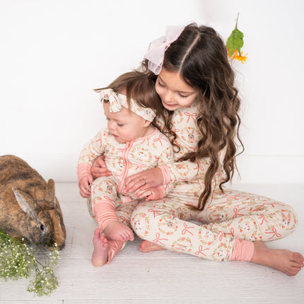 Bows & Bunnies (Long Sleeve PJ)