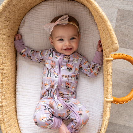 Midsummer Bunnies (Convertible Zip Footies)