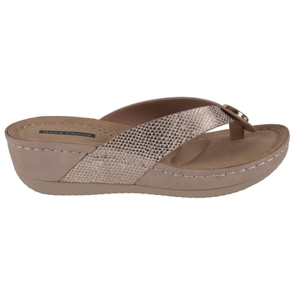 Women's Dafni Bronze Wedge Sandals