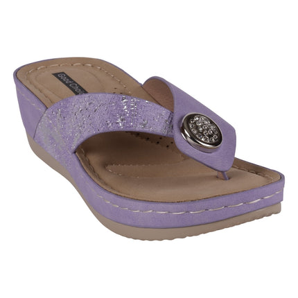Women's Dafni Lilac Wedge Sandals