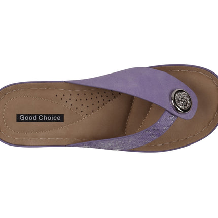 Women's Dafni Lilac Wedge Sandals