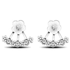 Silver Daisy Stud Earrings