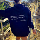 Tibetan blue with logo and white characters / S
