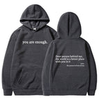 Dark gray with logo and white text / S
