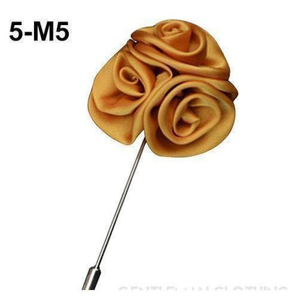 Delicate Rose Collection Brooches - 10 Colors