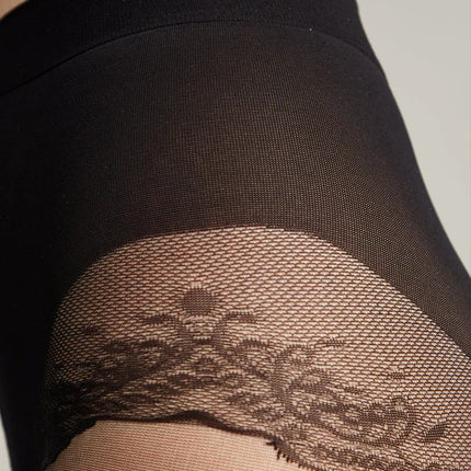 Conte Delight 50 Den - Fantasy Women's Tights with a pattern "imitation stockings with openwork slimming panties" (16С-129СП)