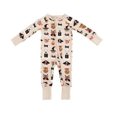 Meow & Treat (Convertible Zip Footies)