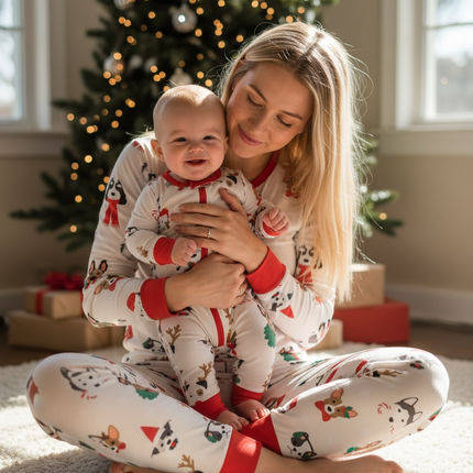 Bark The Halls (Convertible Zip Footies)