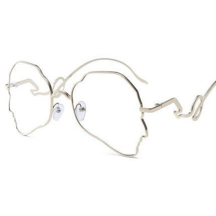 Eccentric Wavy Frame Sunglasses