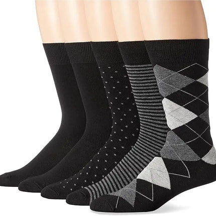 Calcetines de vestir estampados para hombre