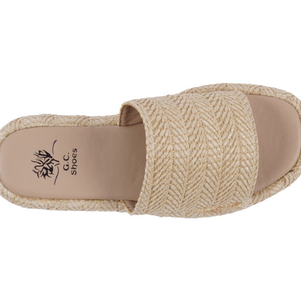 Women's Evie Natural Platform Slide