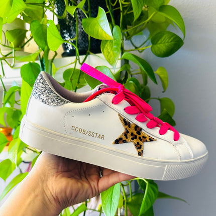 Cheetah Star Hot Pink Lace Women’s