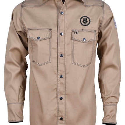 khaki welding FR Shirt