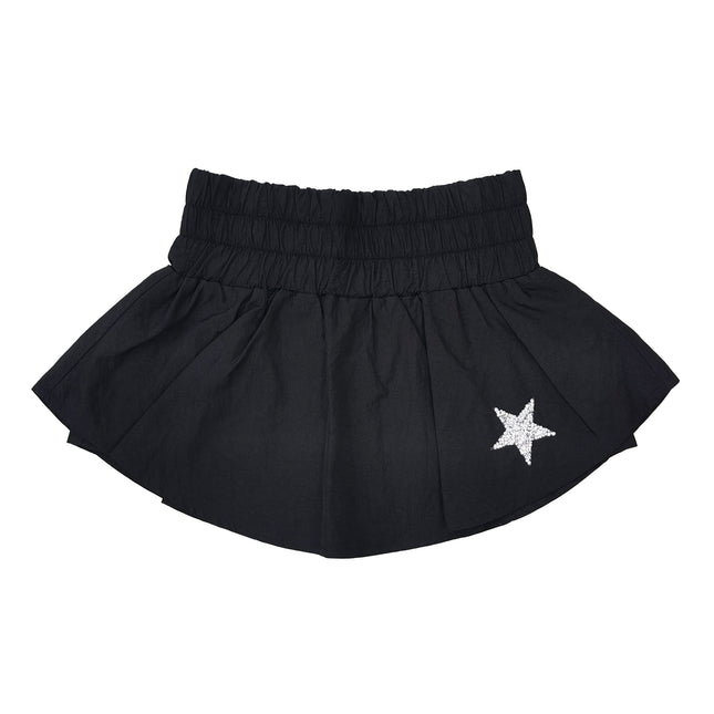 AA Fuchsia Gathered Double-layer Mini Skort