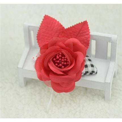 Fancy Red Brooch Boutonniere