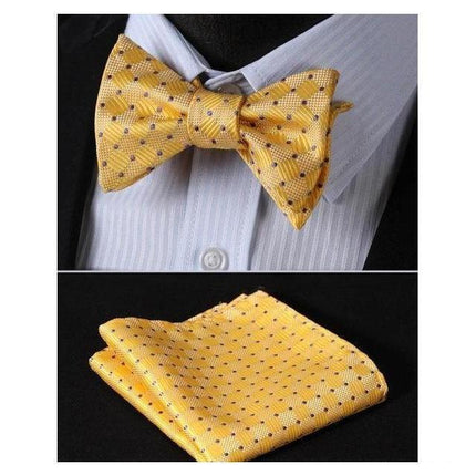 Flashy Bow Ties & Handkerchiefs Collection - Multiple Styles