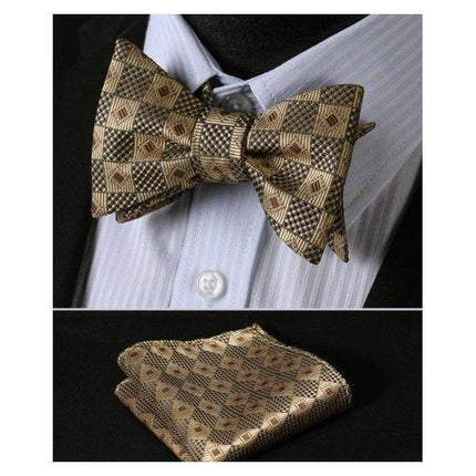 Flashy Bow Ties & Handkerchiefs Collection - Multiple Styles