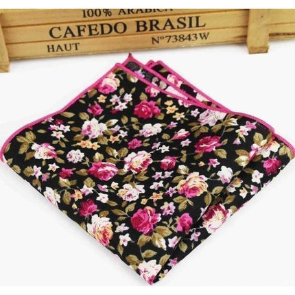 Floral Collection Pocket Squares - 20 Colors & Styles