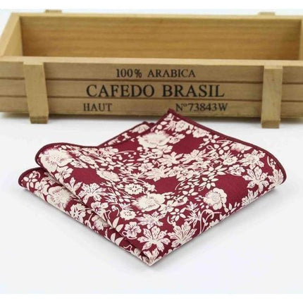 Floral Collection Pocket Squares - 20 Colors & Styles