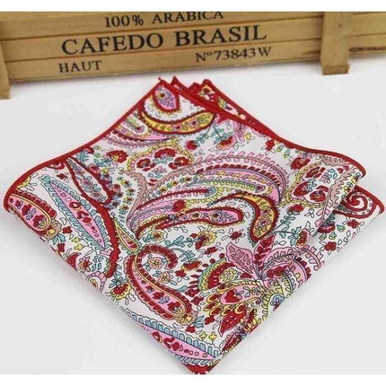 Floral Collection Pocket Squares - 20 Colors & Styles