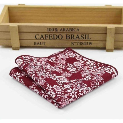 Floral Collection Pocket Squares - 20 Colors & Styles