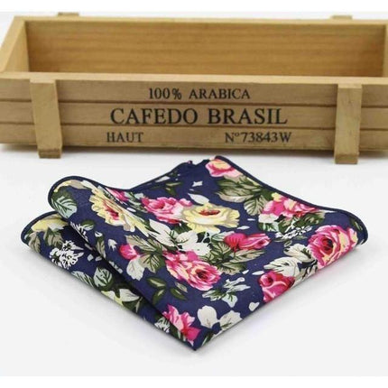 Floral Collection Pocket Squares - 20 Colors & Styles