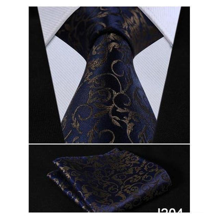 Floral Wide Neckties & Handkerchiefs Collection - Multiple Styles