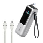 Silver / Power Bank + 3ft Cable