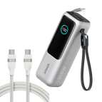 Silver / Power Bank + 6ft Cable