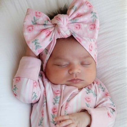 La Vie En Rose (Bow Headband)