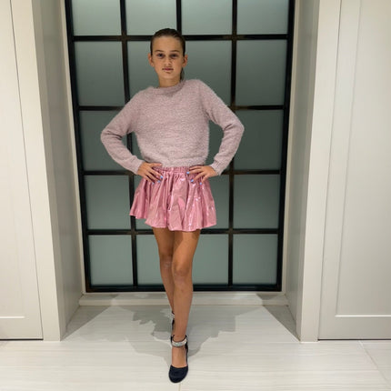 AA Pink Fuzzy Sweater