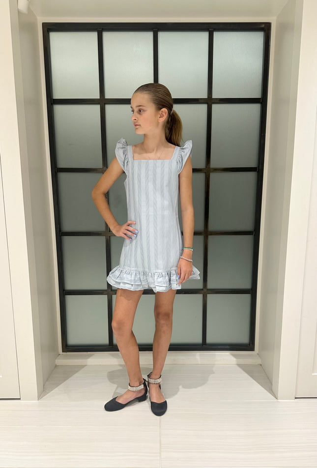 AA Red Ruffle Dress