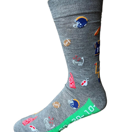Touchdown Socks in Grey