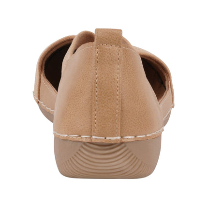 Women's Genny Tan Perforated Casual Flats