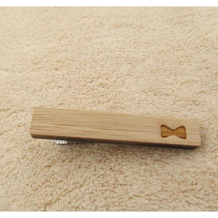 Gentlemen Mustache Collection Wooden Tie Bars/Clips