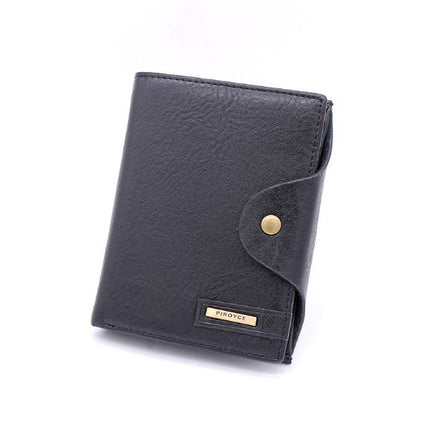 Genuine Leather Brand Men Wallets Design Short Small Wallets