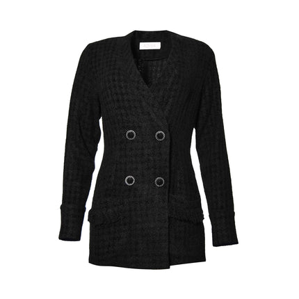 Gerbera Tweed Black Blazer