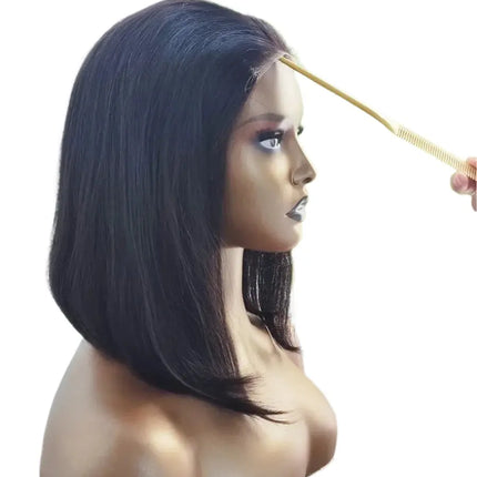 Glueless | Brazilian | Short | Bob | Human Hair | Ready To Wea | Straight r | Lace Closure Wigs
