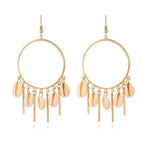 Gold Shell Earrings